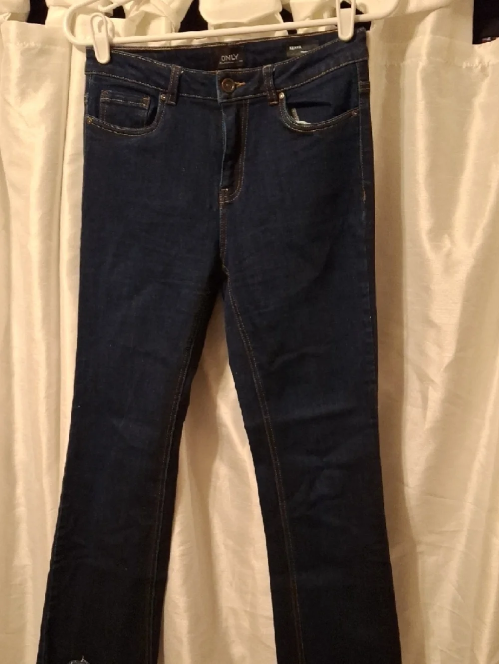 ONLY Dark Indigo Straight-Leg Women's Jeans